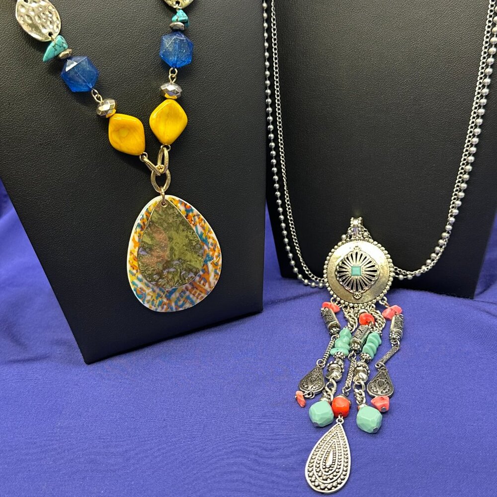 Set:  2 Ruby Rd. Colorful Necklaces - Picture 6 of 15